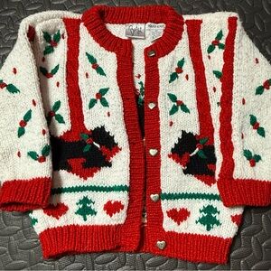 Badge H&M Toddler Scottie Dog Holiday Sweater 3T